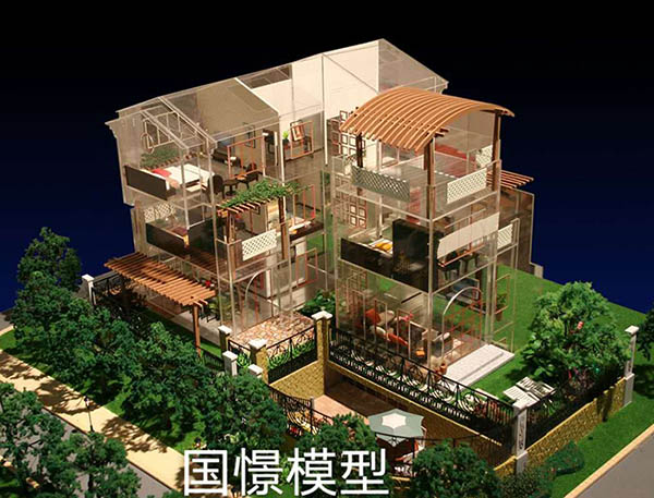 谢通门县建筑模型