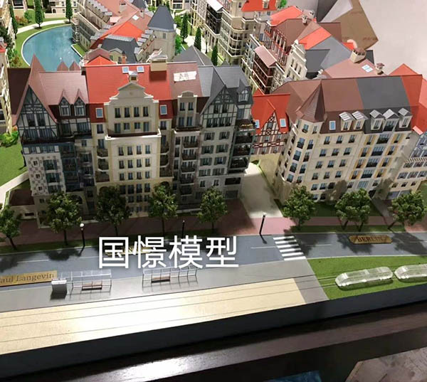 谢通门县建筑模型